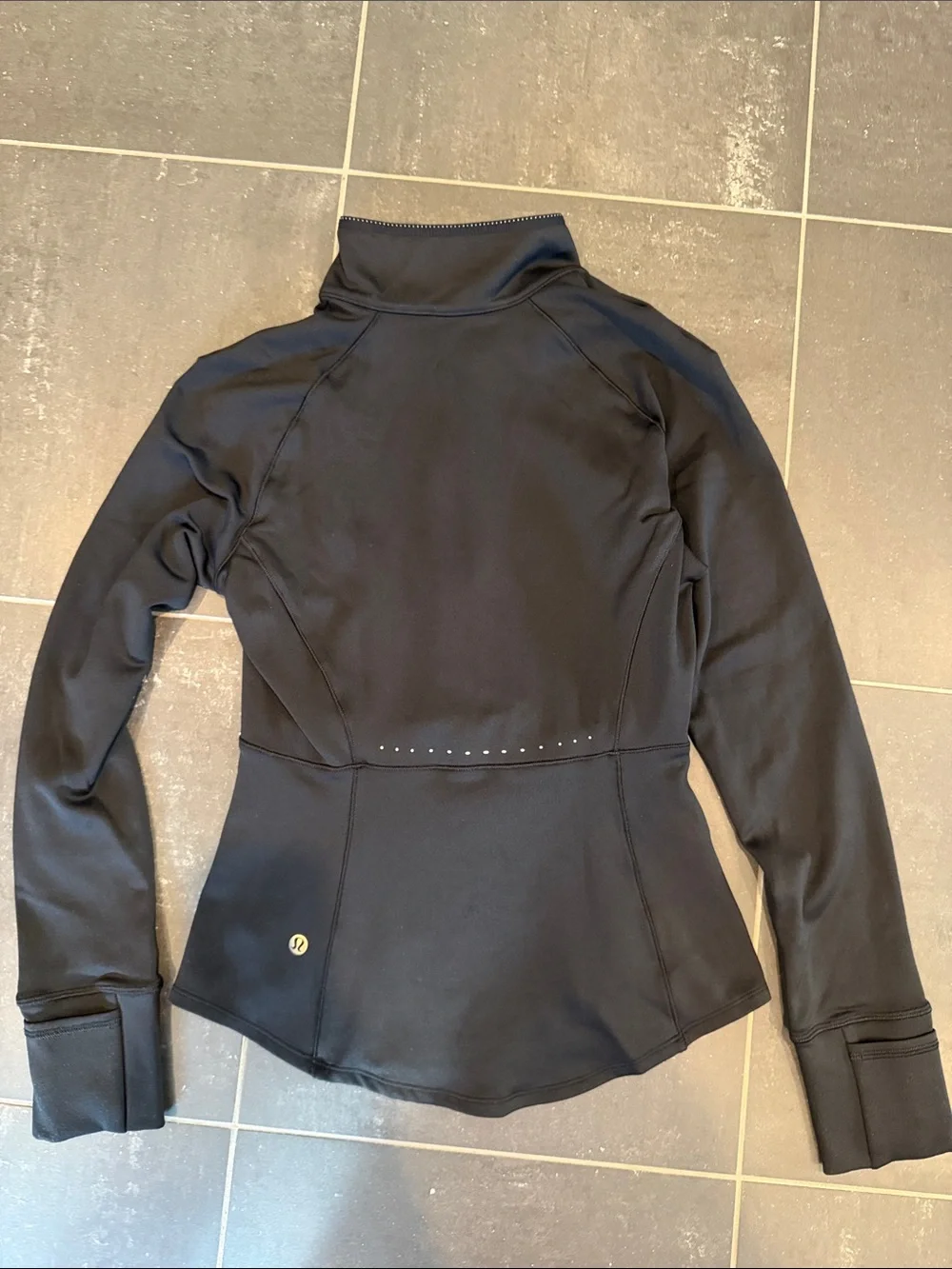 Lululemon Black Cold Weather Running Half Zip size 4